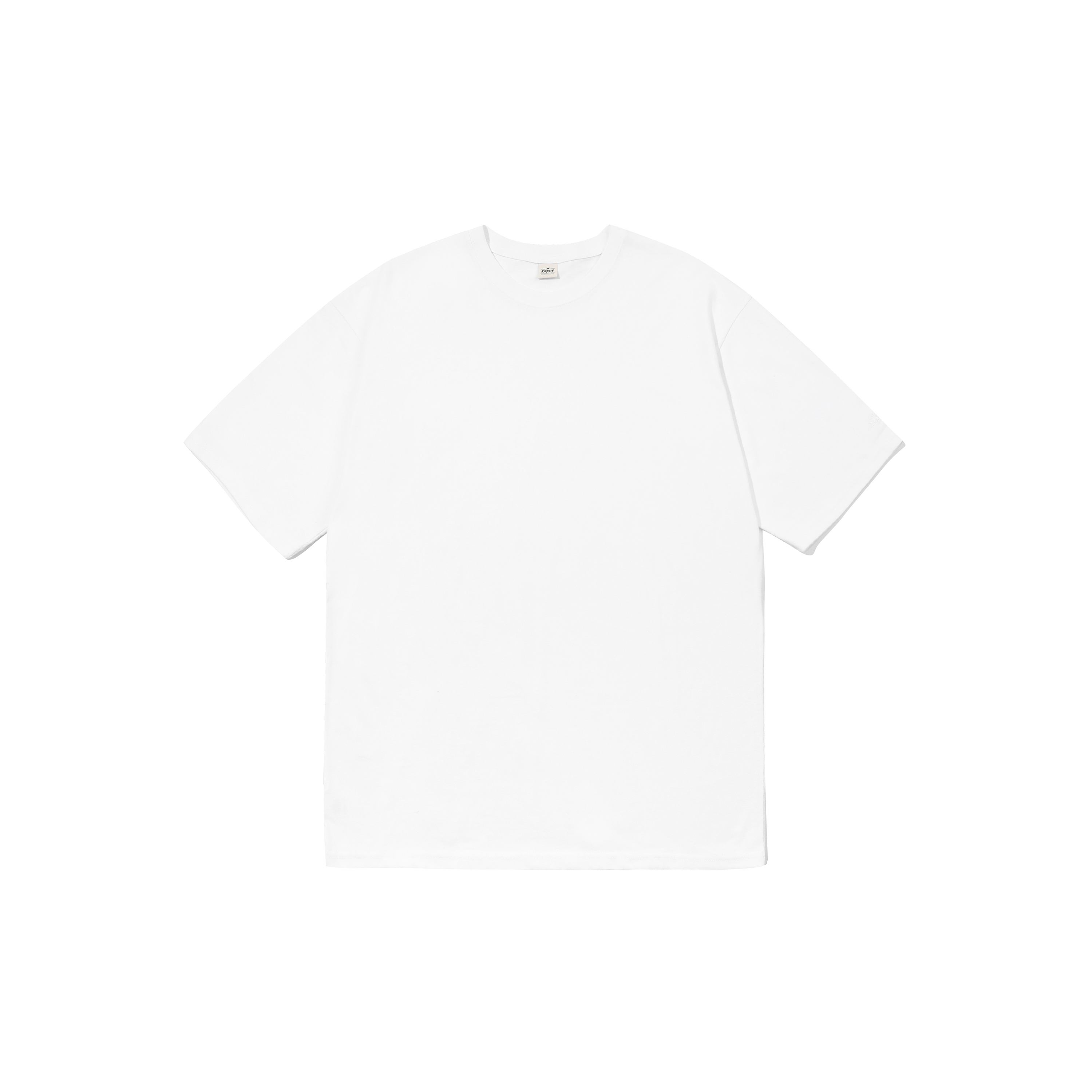 Kappy plain t-shirt white